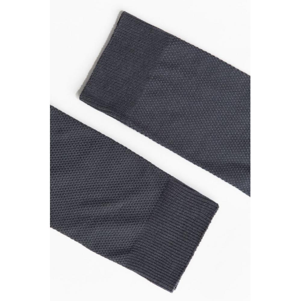 H M Socks Dark Grey