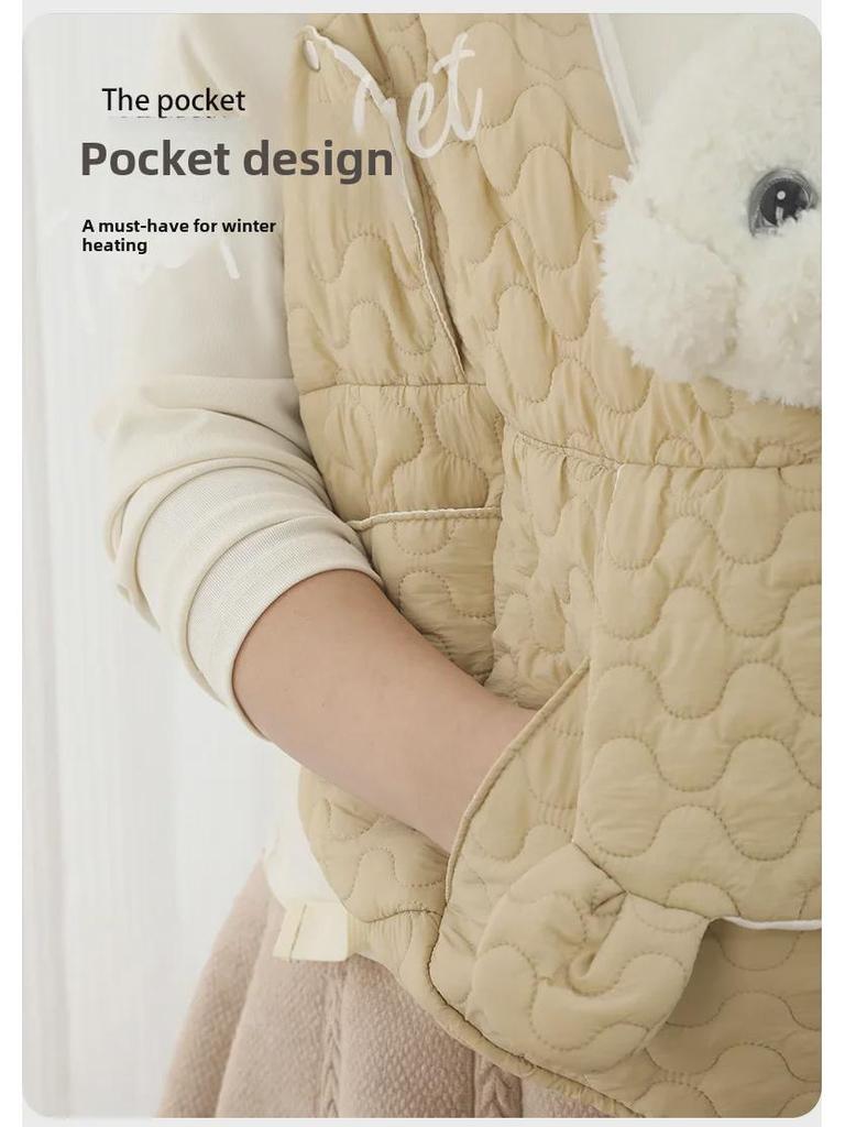 Fluffybaby Portable Pet Chest Bag - большая, мягкая, дышащая переноска для собак и кошек