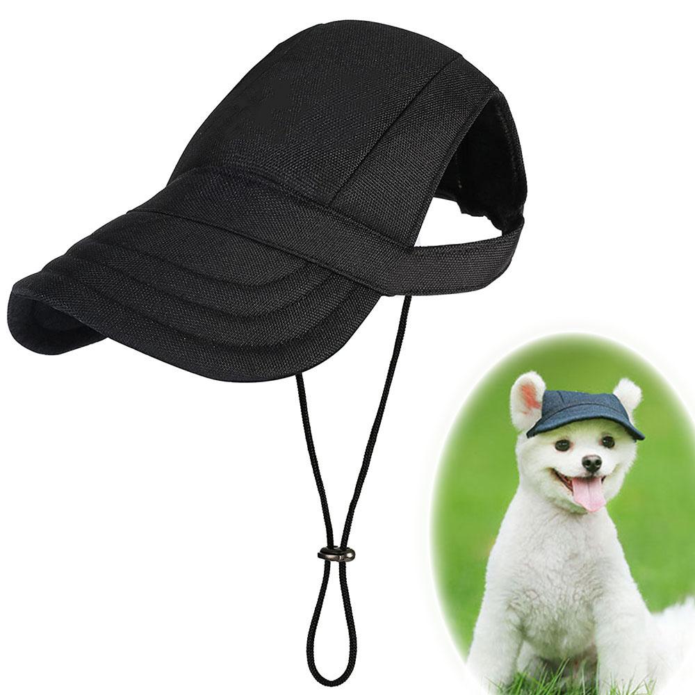 Dog Hat Dog Sun Hat Dog Baseball Cap Dogs Trucker Hat Pet Hats for Small Medium Large Dogs with Ear Holes Adjustable Drawstring