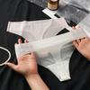 Прозрачные трусики-стринги женские ультратонкие, сексуальные, бесшовные, с низкой посадкой, быстросохнущие