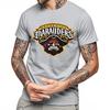 Большой размер Лето Для него Футболка Bradenton Marauders Дизайн с логотипом пирата Короткий рукав Взрослые Топы с круглым вырезом Свободный крой Футболка