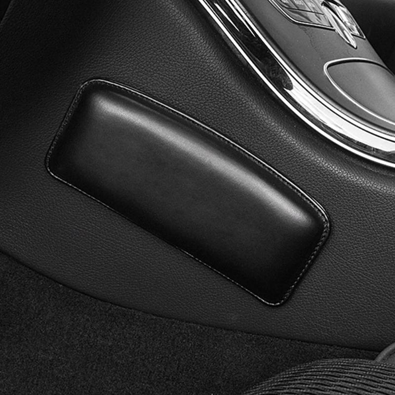 Кожаная накладка на колено для салона автомобиля Подушка Удобная эластичная подушка Пена с памятью Универсальная поддержка бедра Аксессуары 18X8.2см