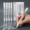 White Marker Pen   Paint Oily Waterproof Tire Painting Graffiti Pens