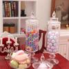 1/12 Scale Dollhouse Candy  Jar with Lid Mini Cookies Case Gift Miniature Sugar Box