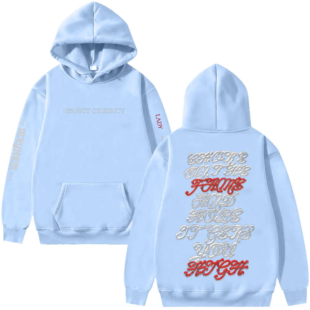 Идеальное худи знаменитости Мерч Леди Гаги Худи Мужская Женская Одежда Мода Эстетика Толстовка Повседневные Толстовки Хай-стрит