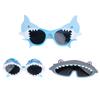3 пары солнцезащитных очков-рыбок, очаровательные защитные очки для взрослых и детей, забавные костюмированные очки для школьной вечеринки
