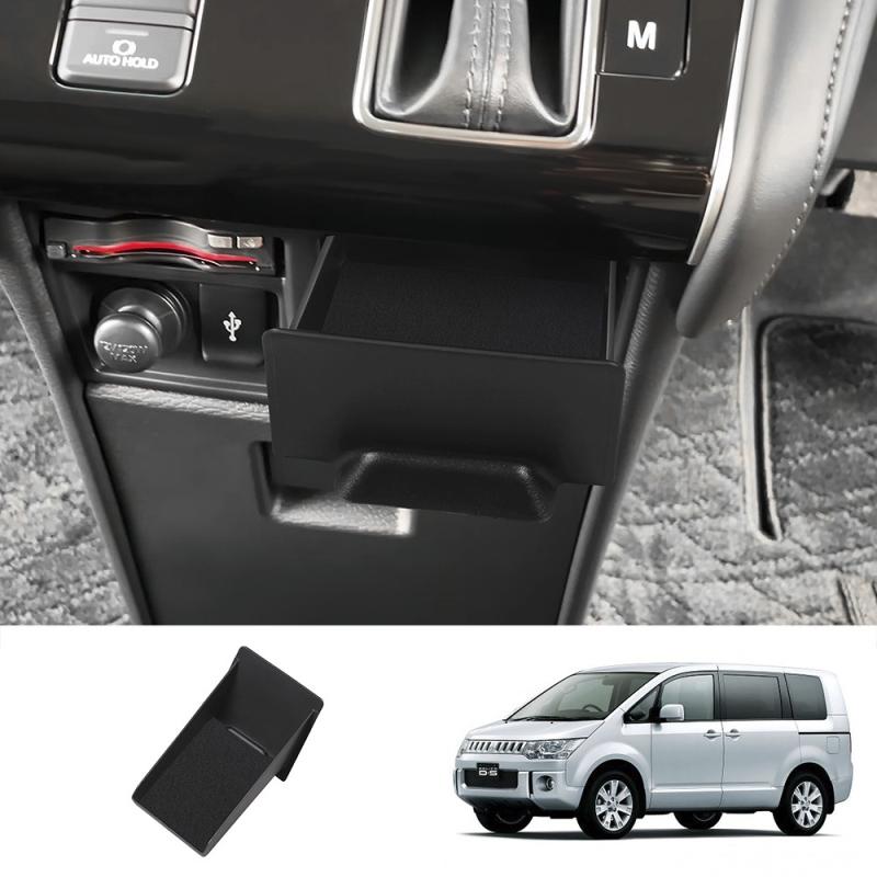 Для Mitsubishi Delica D:5  2024 2025 АБС-пластик Центральная консоль Ящик для хранения крышка для личных вещей Аксессуары для интерьера