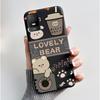 Casing For TCL 403 405 406 406s 408 T506D Case Aesthetic Fashion Cute Cat Astronaut Black Matte Soft Silicon Protect Cover Shell