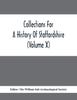 The Collections For A History Of Staffordshire (Volume X) Book