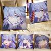 1 шт. Аниме Игра Honkai Star Rail Робин Наволочка Модная Квадратная Наволочка Спальня Диван Комната Ins Декор Отдых