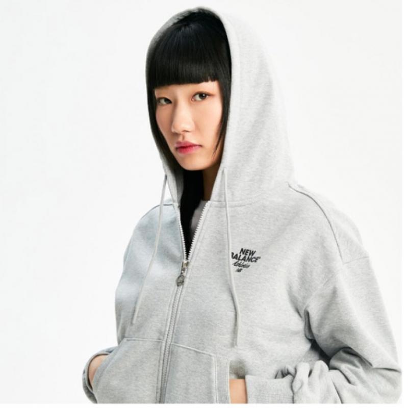 New Balance W New Essential Hoodie Zip Up nbmde1W232 Ac Hoodie