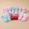 6Pairs/set Cartoon Lace Lace Socks, European and American Baby Socks, Bow Cute Baby Socks