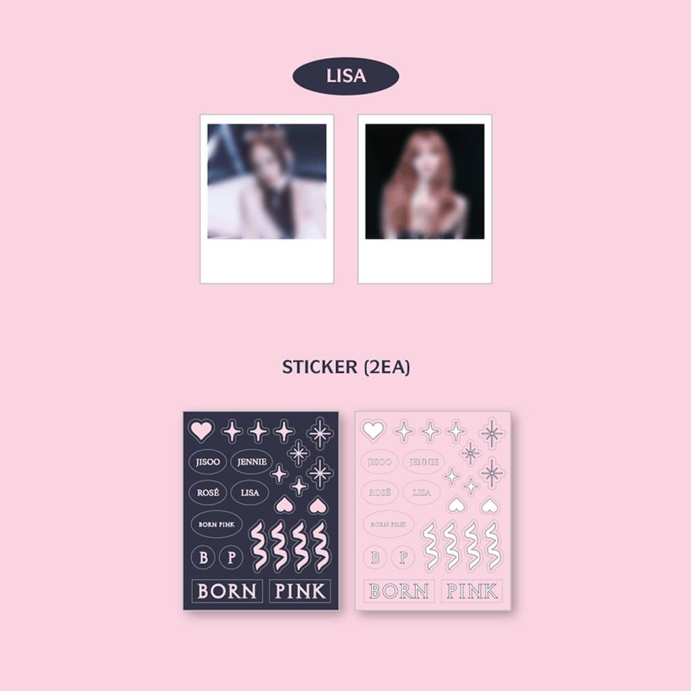 Blackpink [Born Pink] Полароидное фото + наклейка