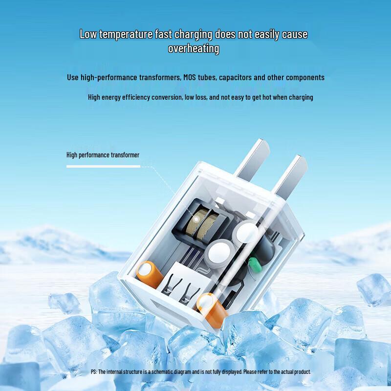Ugreen Зарядное устройство 5 В/1 А и кабель Type-C 6 А, комплект