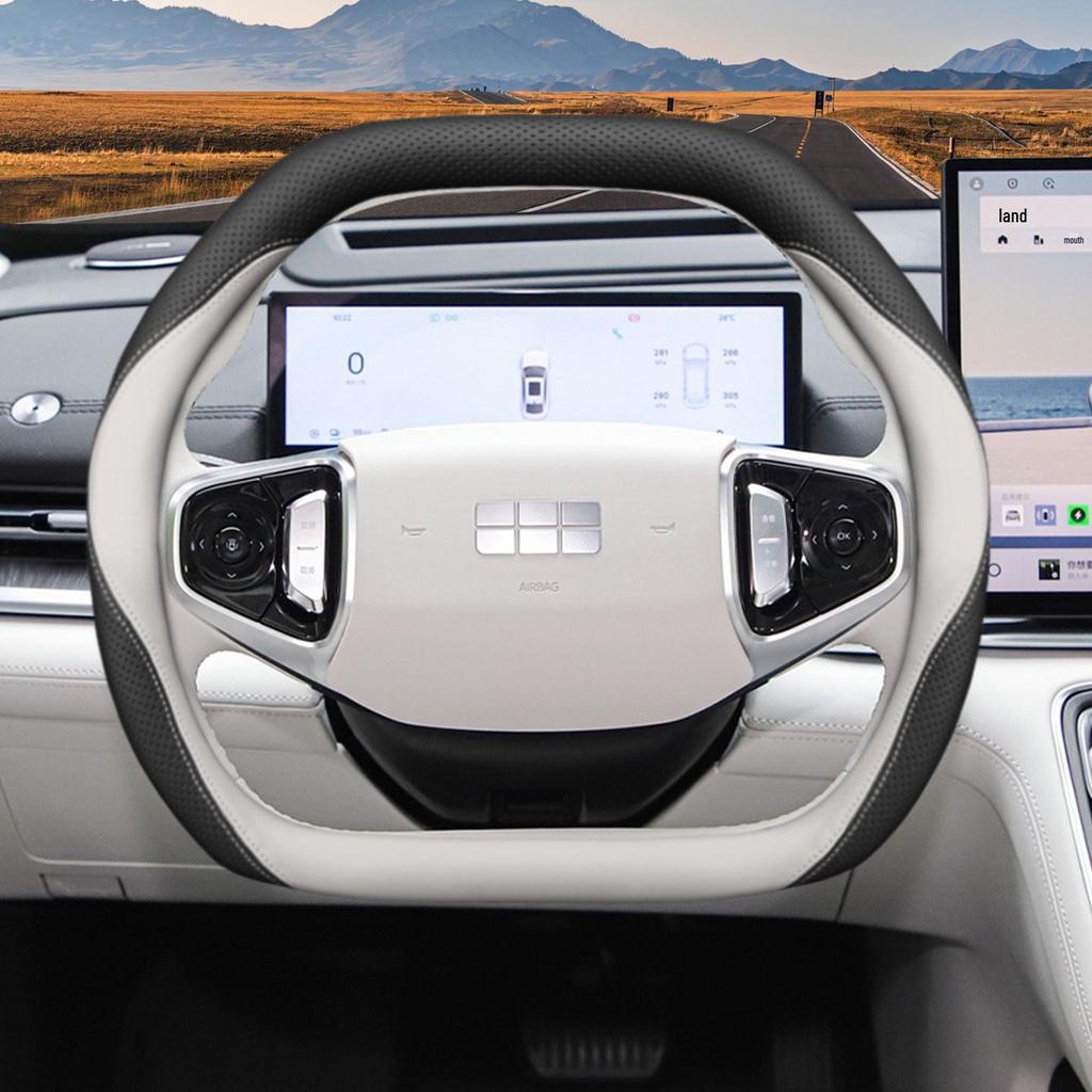 Чехол на руль 2025 Geely A7Emi - Модификация интерьера на все сезоны для Galaxy A7