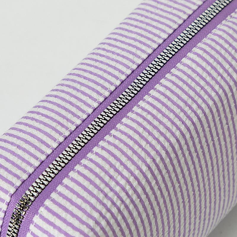 Свежая Простая Полосатая Косметичка Большой Вместимости Сумка для Макияжа Пенал Дорожные Сумки для Туалетных Принадлежностей Косметичка для Хранения Туалетных Принадлежностей