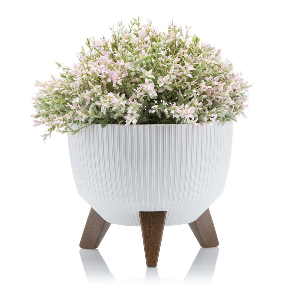 Donica Rosa Linea Eco Recykling Biała
