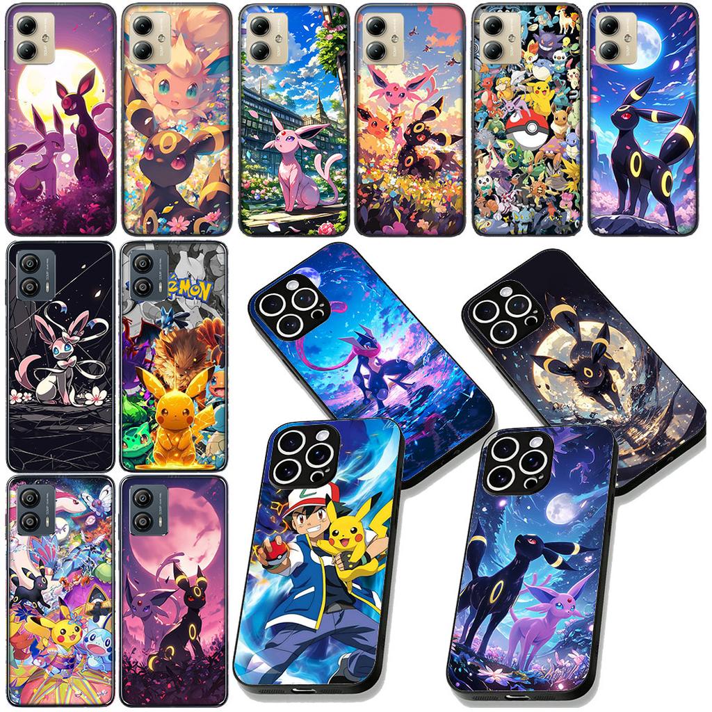 Чехол для телефона Espeon P-Pokemons Umbreon P-Pikachus для Xiaomi Redmi Note 12 11 10 A3 Pro 10A 10C 12C Note12 5G Защитный чехол