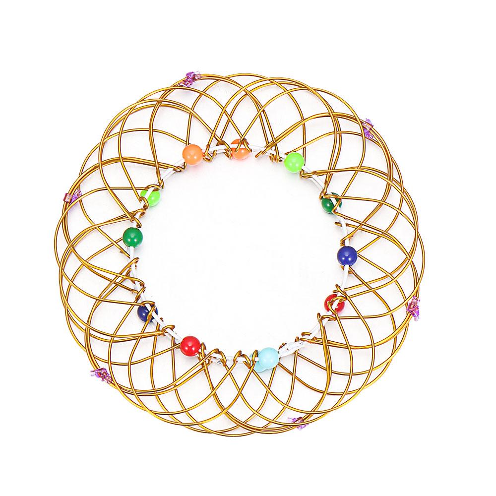 Меняет формы Волшебный Цветок Мандала Корзина для Цветов Волшебное Кольцо Игрушка Ручная Работа из Проволоки Креативные Игрушки для Пальцев