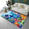 3D Подводный мир Морское дно Ковер Коврик для дома Гостиная Спальня Диван Придверный коврик Декор, ковер для детской игровой зоны Нескользящий напольный коврик