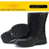 Anti-smashing and Anti-piercing Labor Insurance Shoes Waterproof, Oil-resistant, Acid and Alkali-resistant Work Men's Shoes High Boots