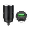 High-Speed Dual Port Mini Metal Car Charger for Android & Apple