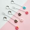 High Quality Stainless Steel Dessert Cake Dinnerware Coffeeware Sugar Stirring Spoon Teaspoon Fruit Fork Coffee Spoon
