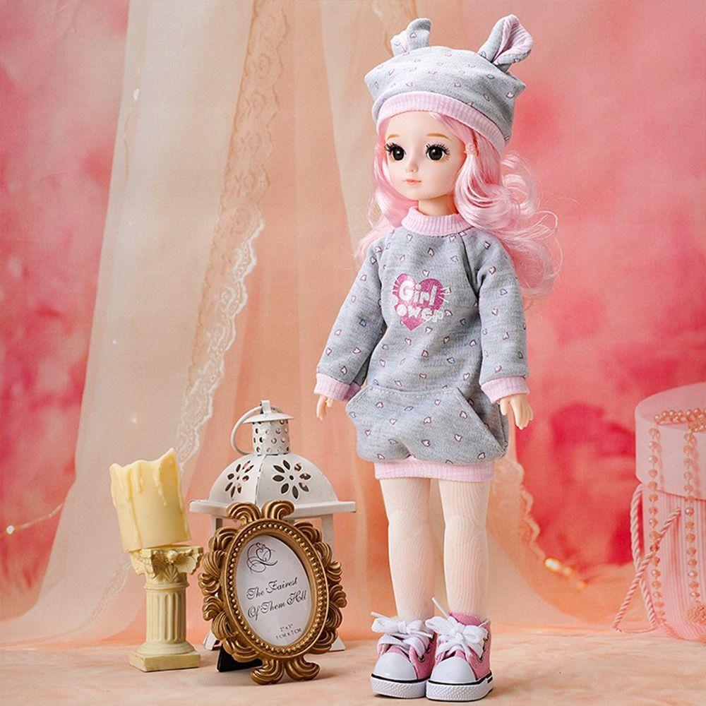 Gift Toys Kids Toy Top 1/6 Dolls Clothes Doll Sweatshirt Outfits Doll Shorts Skirt Handmade Hoodies