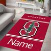 Custom personalization Stanford S logo Area Rug - Perfect For Kitchen, Bathroom,Laundry Room Decor Large Size Available,Gift All Seasons