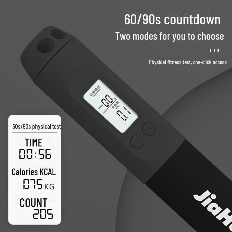 Регулируемая скакалка с утяжелителем для фитнес-тренировок при подготовке к экзаменам в старшей школе