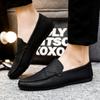 Fashion Leather Shoes for Men Fashion 2024 Man Casual Shoe Slip-on New In Pu Shipping Free Legitimate Trend Elegant Promotion Adults