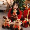 Рождественский олень плюшевая игрушка подушка супер мягкая кукла-животное рождественская елка зимнее праздничное украшение подарок для детей взрослых