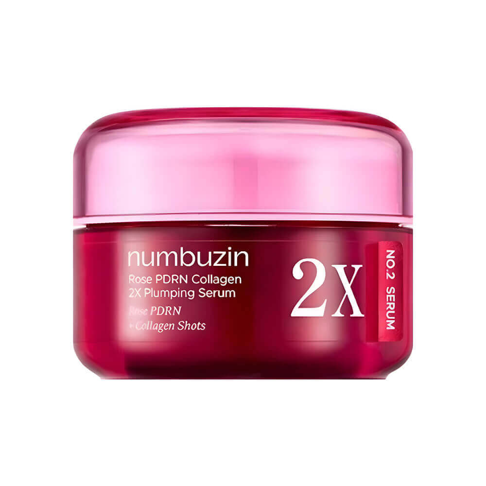 NUMBUZIN Сыворотка для объема №2 Rose PDRN Collagen 2X 30 мл / Сияющая, Увлажняющая, Корейская косметика, K-beauty