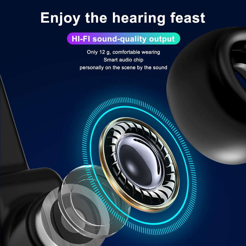 Умный браслет с беспроводными наушниками BT Earbud, часы 2 в 1, интеллектуальный браслет, музыка для сна