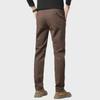 2025 Мужские повседневные брюки Slim Fit из чистого хлопка – удобная, деловая одежда для весны и осени