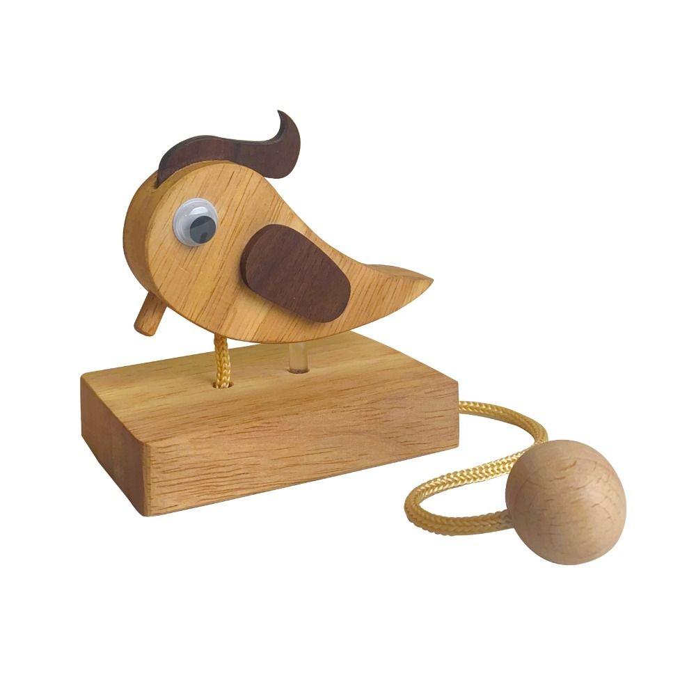 Ретро дверной звонок Деревянный дверной звонок в виде дятла Деревянный дверной звонок в виде птицы Дятел Входной дверной звонок