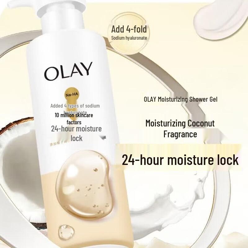 Olay Увлажняющий гель для душа с ароматом кокосового молока