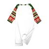 Семейный matching Christmas Print с длинным рукавом, комплект с брюками для детей и взрослых