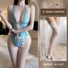 Sexy lingerie sexy SM strap one-piece clothes front buckle lace sexy nightclub passion uniform