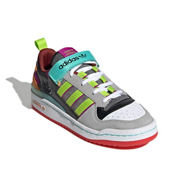 СЕМЯ. x adidas Forum Low Multi Женские кроссовки Мультиколор Sonic-Fuchsia Pink-Tint GV7675