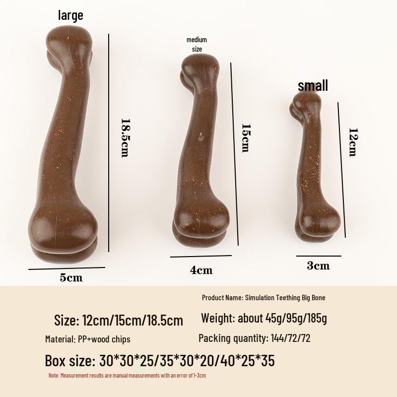 Прочная интерактивная игрушка-жевачка для собак: Устойчивый к укусам молярный стик для дрессировки и здоровья зубов