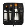 12PCS uniform bristle trimming acrylic painting brushes studio drawing brushes  studio art training