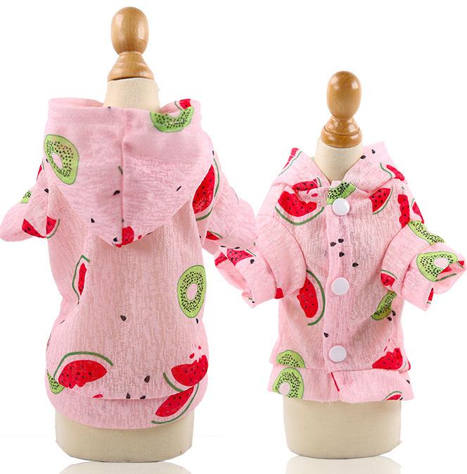 Весна/лето дышащая одежда для кошек и собак солнцезащитный жилет с капюшоном товары для животных маленький средний плюшевый мишка для собак Bigbear