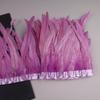 10Meters Rooster Tail Feathers Trim 25-30Cm Coque Feathers Trimming For Handiwork Crafts Carnival Dress Skirt Costumes Plumes