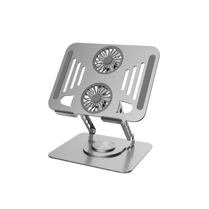 2025 Вращающаяся и Складная Подставка для Ноутбука: Подставка из сплава с функцией плоского, вращающегося монитора для отвода тепла.