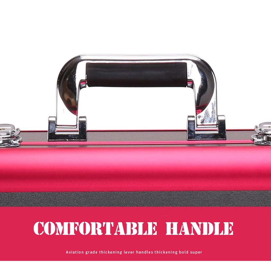 Professional Large Capacity Suitcases Portable Cosmetic Box for Cosmetics Women Travel Makeup Bags Box Manicure Cosmetology Case