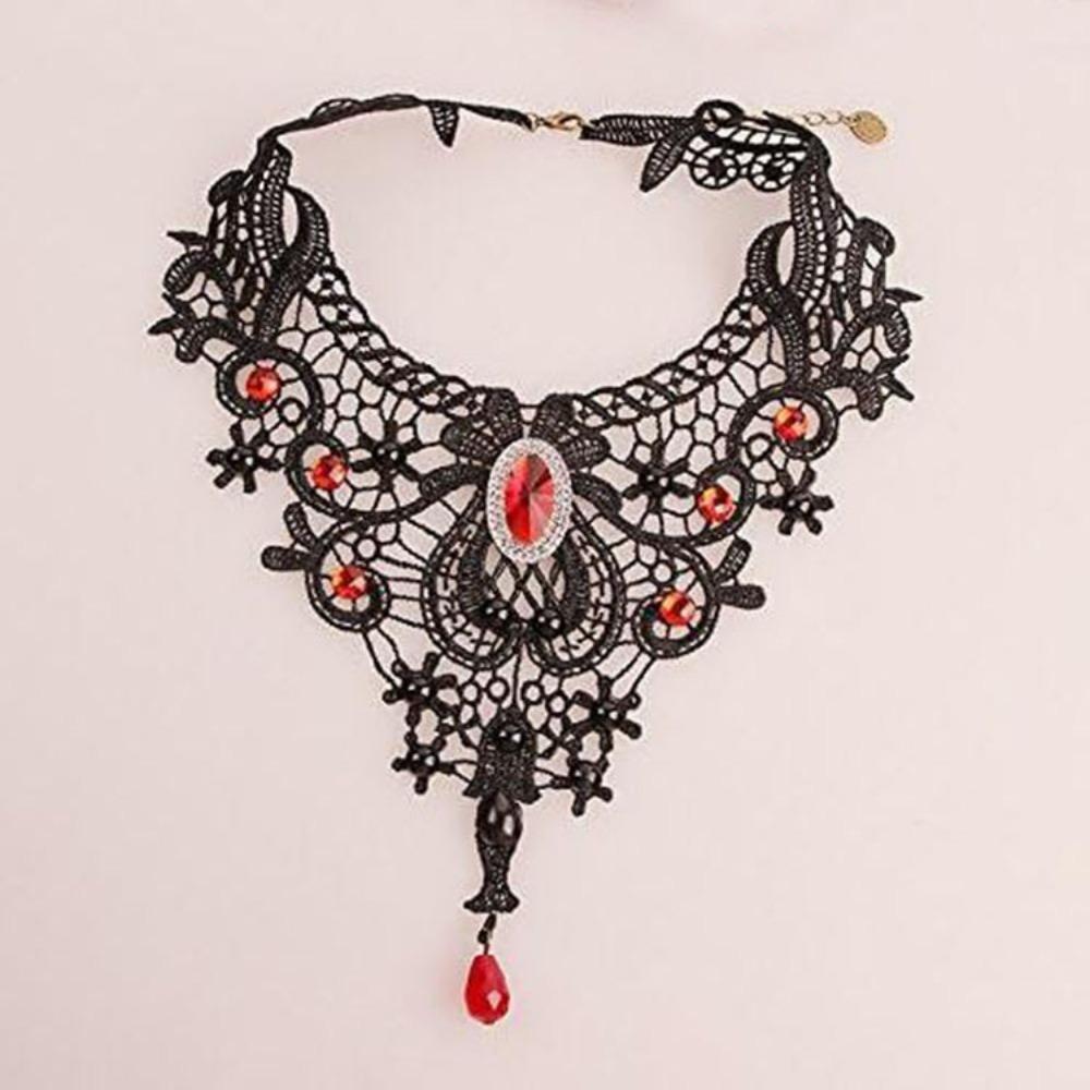 Sexy Clavicular Chain Lace Jewelry Accessories Fashion Lace Collar Gift