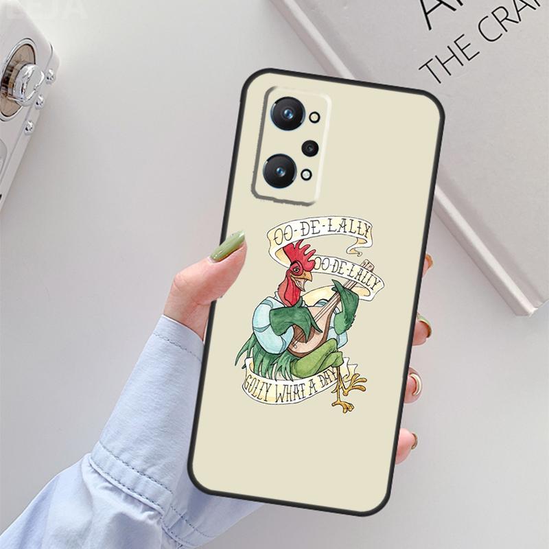Chicken Hen Rooster For Realme C61 C75 C55 C51 C21Y C25S C67 C53 13 12 10 11 14 Pro Plus GT 6T 6 5 GT7 Pro Case