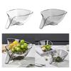 Versatile Acrylic Vegetable Cleaning Basket Kitchen Sink Colander Vegetable Fruit Colander Great for Home and Restaurant