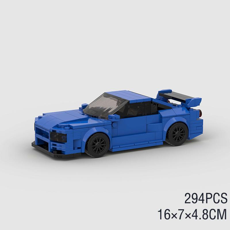 City MOC Car Speed Technical Vehicles Pickup Super Racers Rally Sports Racing Bricks Model Building Blocks Toy Christmas Gift